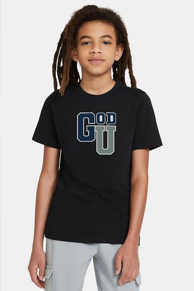 Tshirthane Gen V Godolkin University Abbreviation Black Kids T-shirt