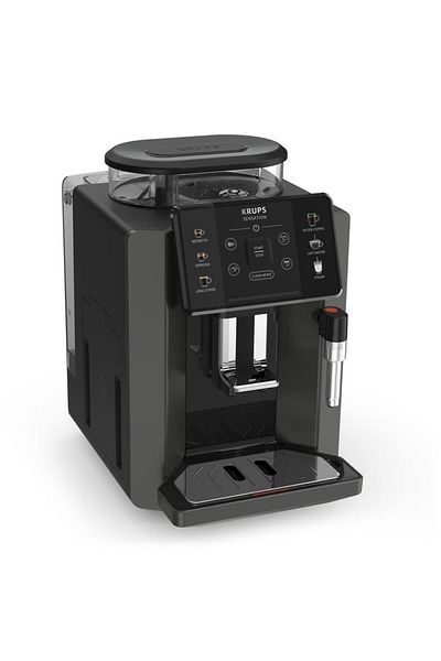 Krups Sensation C50 Fully Automatic Coffee Machine - Charcoal Black