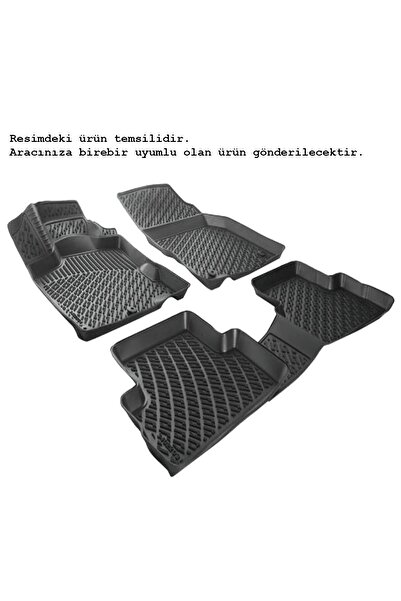 Rizline Fiat Albea 2002 Sonrası Paspas Siyah 3d Havuzlu Tam Uyumlu