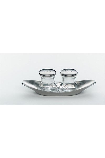 WMF Wagenfeld Glass Salt and Pepper Shaker Set
