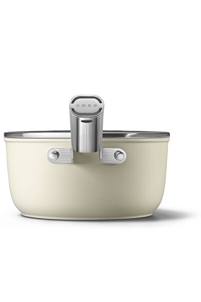 SMEG 50s Cream 20 Cm Sauce Pot - Cookware