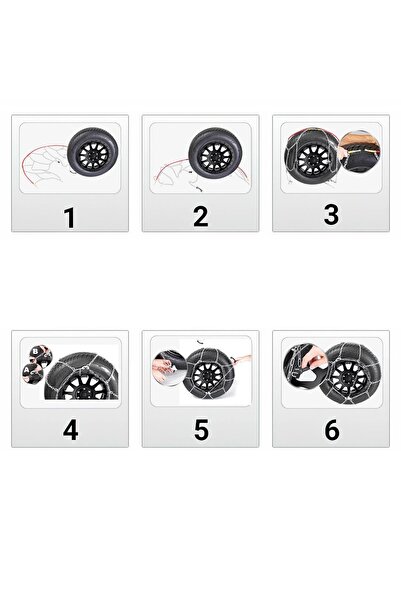 KNK Oto Lastik Kar Zinciri X Tipi 9 Numara