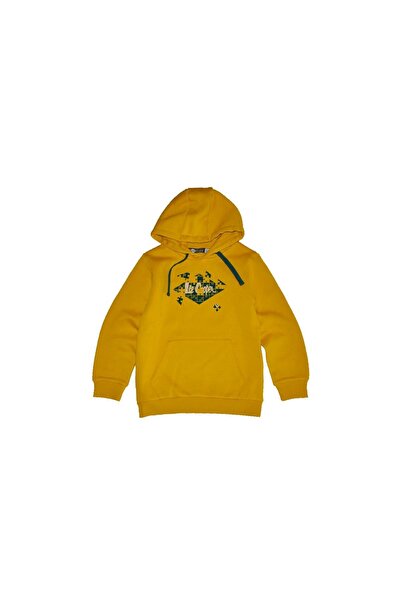 Lee Cooper Puzzle boy's sweatshirt yellow