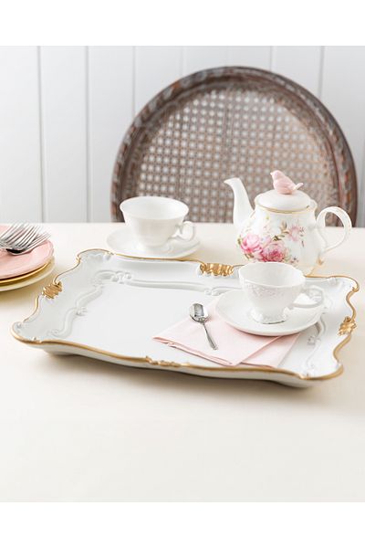 Madame Coco Large Tray Camelote Gilded