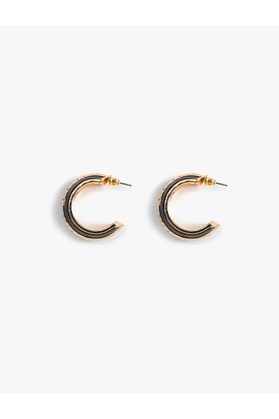 Koton Color Contrast Hoop Earrings