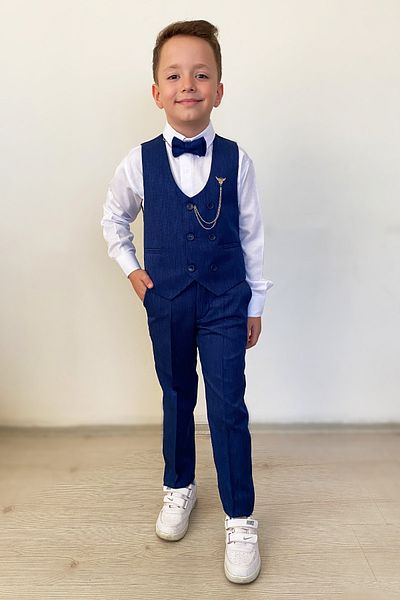 Pina Kids Fiú öltöny csokornyakkendő mellény öltöny