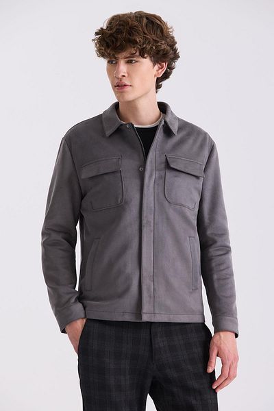 Jakamen Smoked Comfort Fit Baby Collar Εποχιακό Παλτό