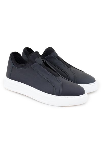 Desa Ανδρικά δερμάτινα αθλητικά παπούτσια Arely Black