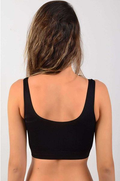Ethab Ticaret Elite Life Black Sponge Bustier - 772