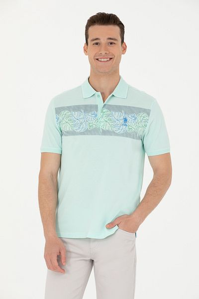 U.S. Polo Assn. Pánské tričko Nil Polo Neck 50263512-VR083
