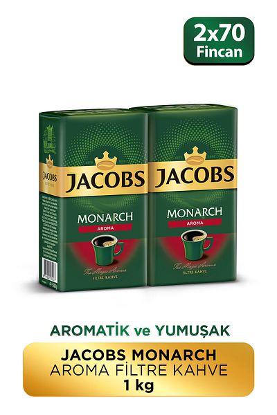 Jacobs قهوة مفلترة بنكهة مونارك 500 جرام × 2 قطعة