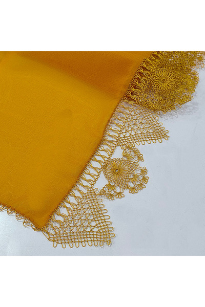 hobimon Molitvena navlaka sa igličastim vezom od senfa - Zavija za glavu za m...