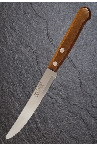 MAROB 6 Adet Ahşap Saplı Steak Et Bıçağı