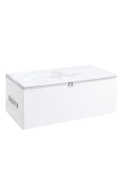 Madame Coco Flower Pattern Printed Scrap - White - 52X28X21 cm
