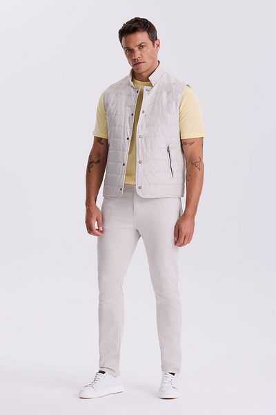 Jakamen Stone Judge Collar Fiber Slim Fit Vest