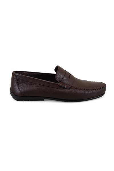 Desa Ανδρικό δερμάτινο loafer Kelvin Cognac