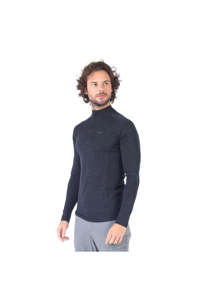 Hedef Woolona Astro Uzun Kollu Yarım Fermuarlı Yün Termal İçlik