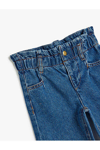 Koton Kot Pantolon Cepli Beli Lastikli - Regular Jean