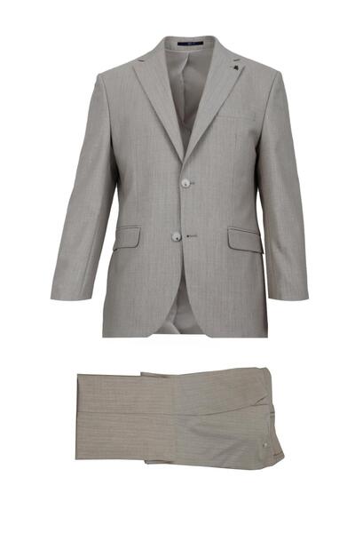 Uki BEJ Comfort Fit 6 Drop Takım Elbise