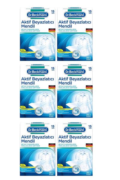 Dr.Beckmann Dr. Beckmann Active Whitening Wipe 15 Pieces X 6 Pieces