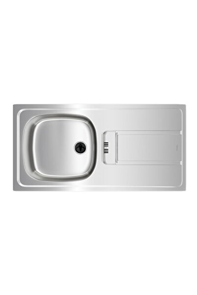 Teka Gravity 45 Mikro Keten Dokulu Tek Gözlü Sağ Damlalıklı Eviye (.115120044)