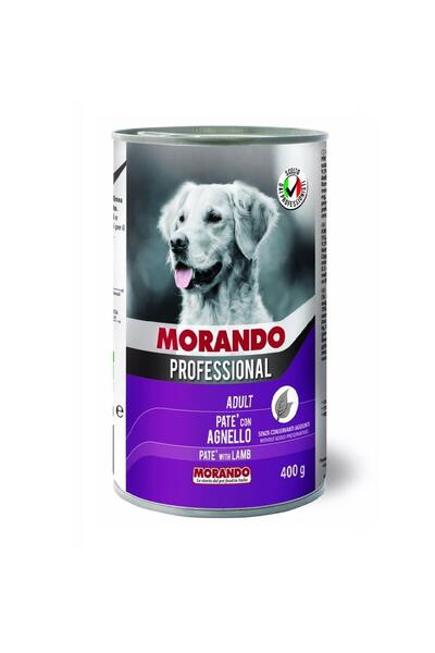 MORANDO YETİŞKİN KÖPEK MAMASI-KUZU ETLİ PATE 400GR - PATE-LAMB-ADULT DOG