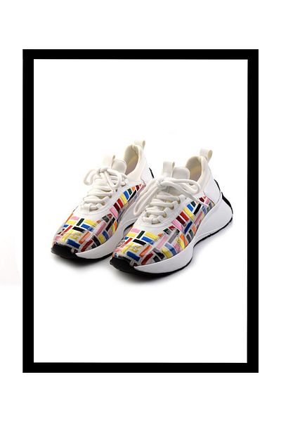 Bambi Women's White Sneakers - K 01140430809