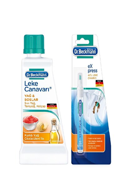 Dr.Beckmann DR BECKMAN 50ML LEKE CANAVARI YAĞ VE SOSLAR + LEKE KALEMİ
