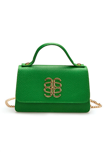 adL Deri Logolu Zincirli Çanta