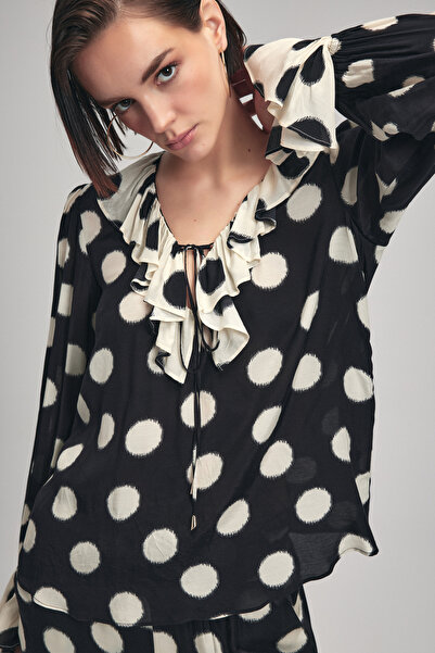 adL Μπλούζα με σχέδιο V λαιμόκοψη Poin.syh 11541151003