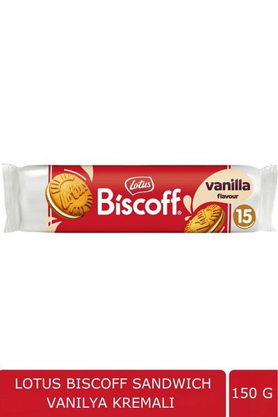 Lotus Bıscoff Sandwıch Bıscoff Vanilya Kremalı 150 gr