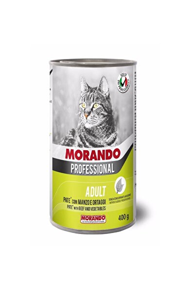MORANDO YETİŞKİN KEDİ MAMASI-BİFTEK&SEBZE PATE 400 - PATE-BEEF VEGETABLES-ADULT CAT