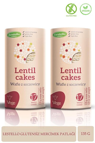 Lestello GLUTENSİZ MERCİMEK PATLAĞI 135 G. X2