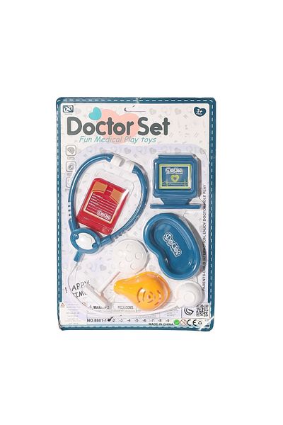 BİRLİK TOYS 8801-1a-1 مجموعة ألعاب الطبيب الملونة - الوحدة