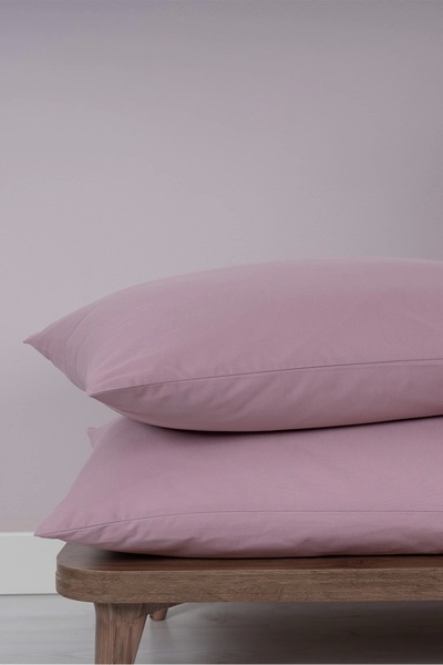 İssimo Home Ranforce Simply Pillow Case 50*70 Dried Rose