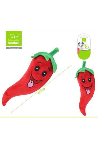 Nunbell Peluş Köpek Oyuncağı Biber