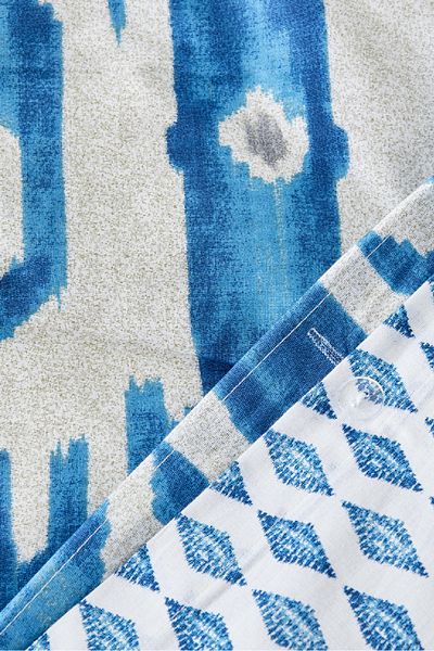 Karaca Home Set cuvertură dublă Neos Blue 100% bumbac
