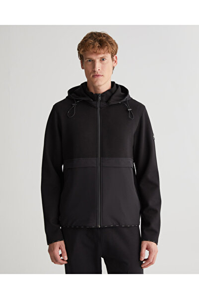 Gant Erkek Siyah Regular Fit Kapüşonlu Sweatshirt