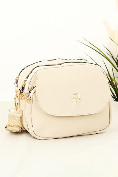 Bipanya Geanta de umar dama din satin cu 3 compartimente Veronica - BP-4769O