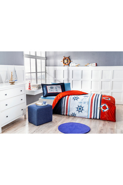 Özdilek Deep Blue Single Duvet Cover Set