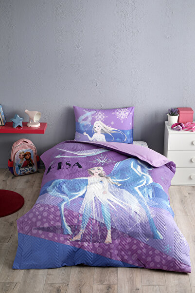 Özdilek طقم غطاء لحاف للأطفال مبطن من شركة فروزن سنو سينجل مرخص من ديزني