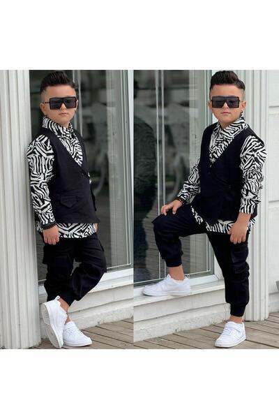 KOKOŞ BEBEK Boy's Vest Style Suit |   Between 3/4 Years