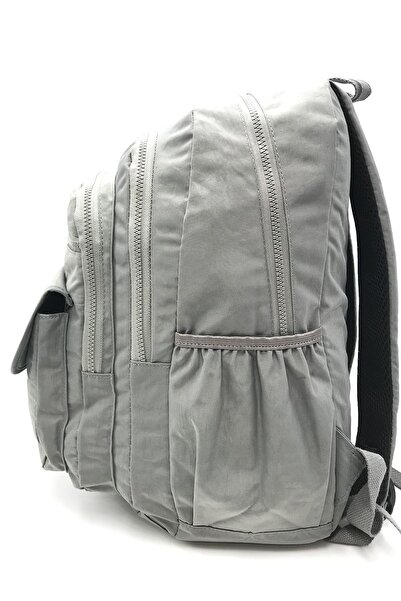 Çanta Trend Gray Ultra Light Multi-Pocket Waterproof Backpack (Laptop, Notebook, School, Sports, Travel)