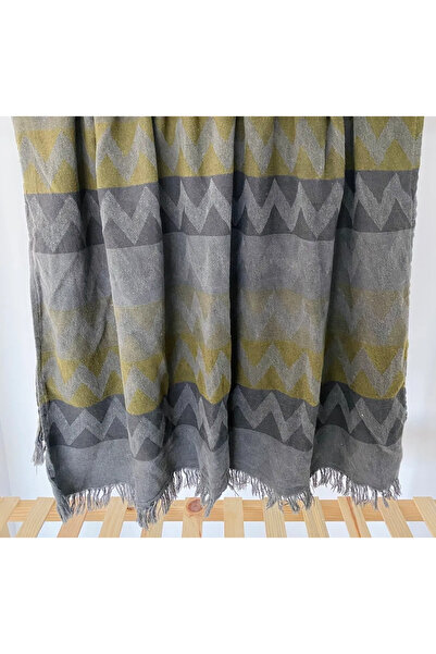 Bidoluraf Πετσέτα θαλάσσης με σχέδιο ζιγκ-ζαγκ 105x150cm 100% βαμβάκι