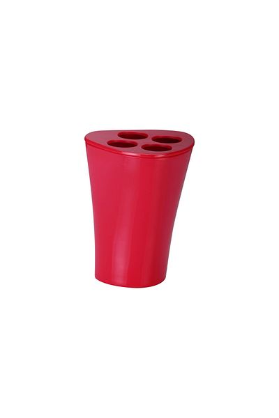 Prima Nova Θήκη οδοντόβουρτσας Bruno Red Melamine - Άνετη κοπή