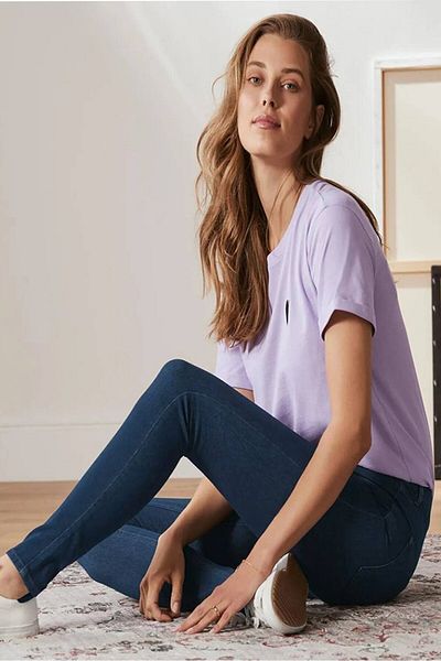 Tchibo Medium Blue Denim Leggings - Organic Cotton