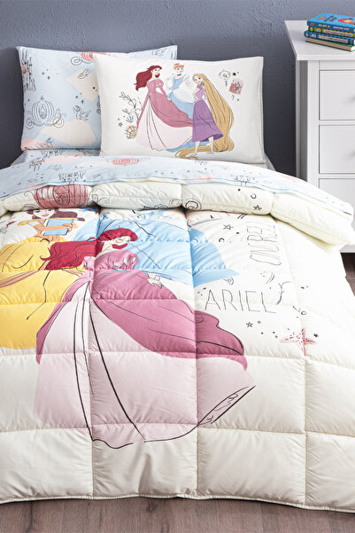 Özdilek Παιδικό σετ ύπνου Princess Time Single με ελαστικό σεντόνι με άδεια χρήσης της Disney