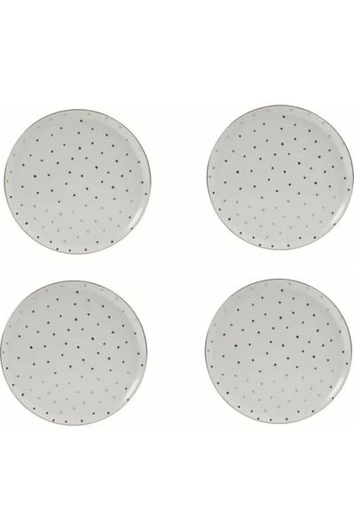 Porland Starry Forest Flat Plate - 28 Cm Set of 4