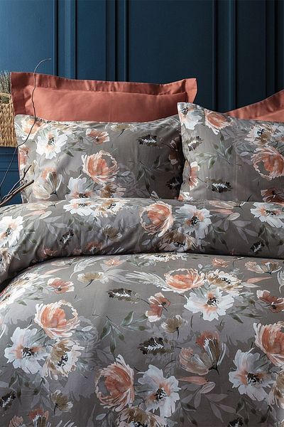 İssimo Home Σετ παπλωματοθήκη Shady 210 Tc (83 κλώνα) βαμβακερό σατέν διπλό