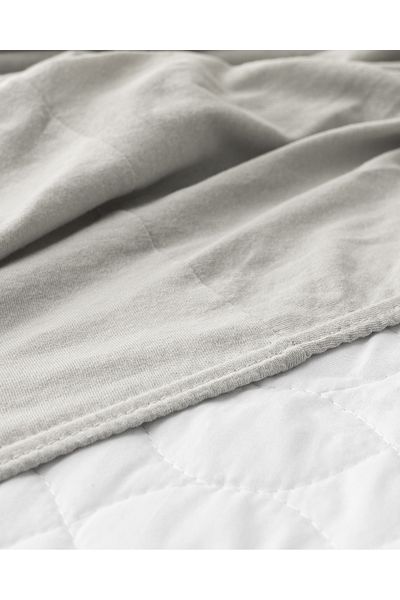 Madame Coco Gray Single Elastic Cotton Combed Bed Sheet